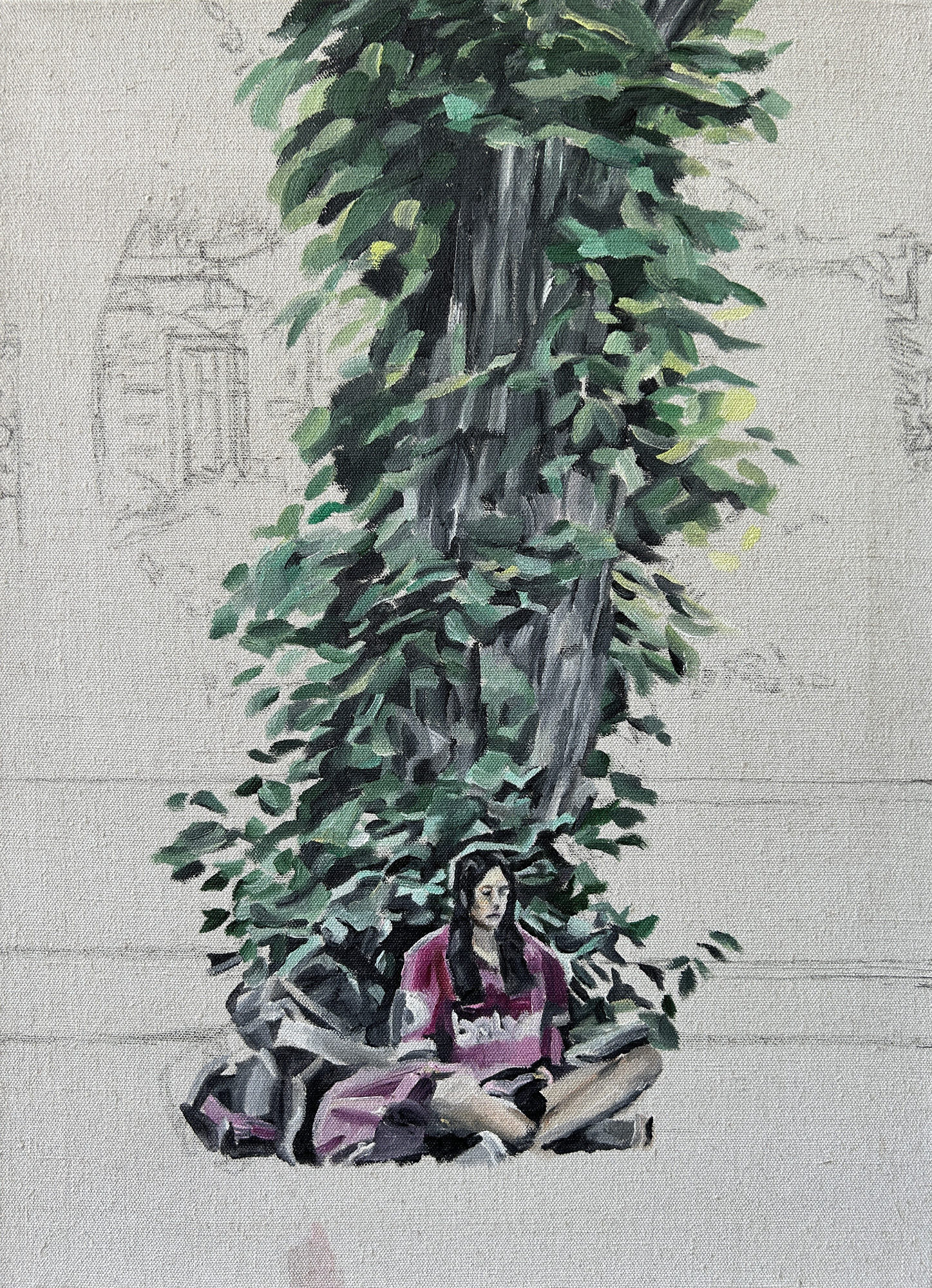 Meditace pod stromem